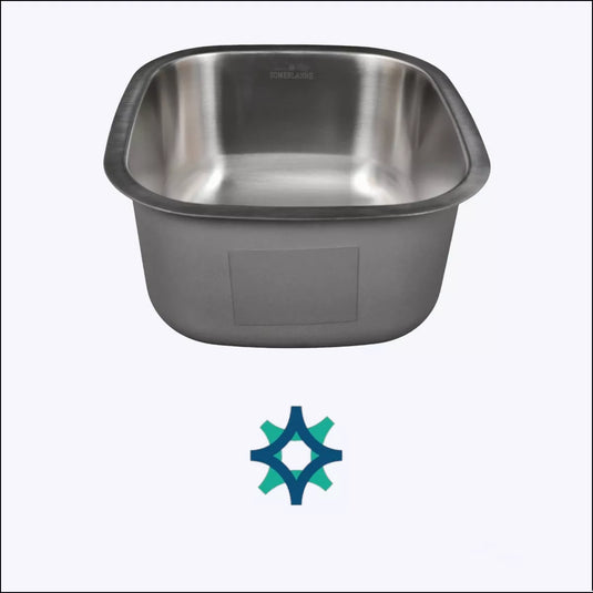 Tarja De Una Tina De Acero Inoxidable