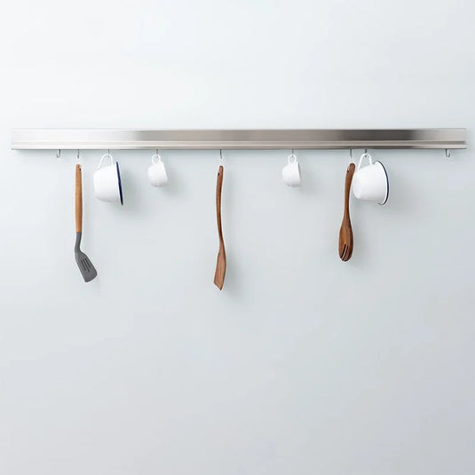 BARRA 9 GANCI (120cm) - Aluminio