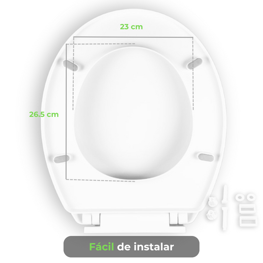 Tapa/asiento Para Wc Redondo