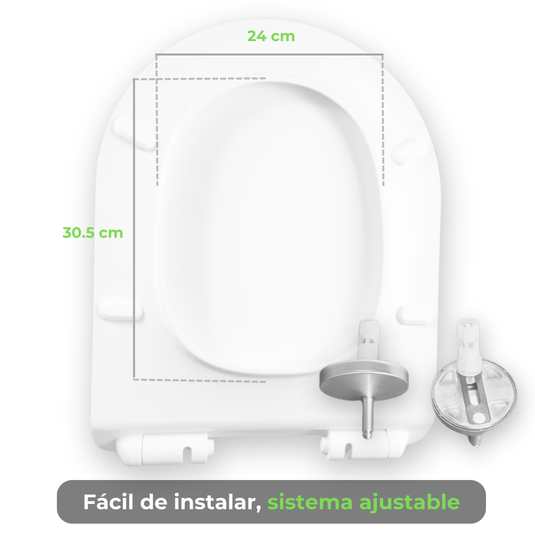 Tapa/asiento Para Wc Alargado